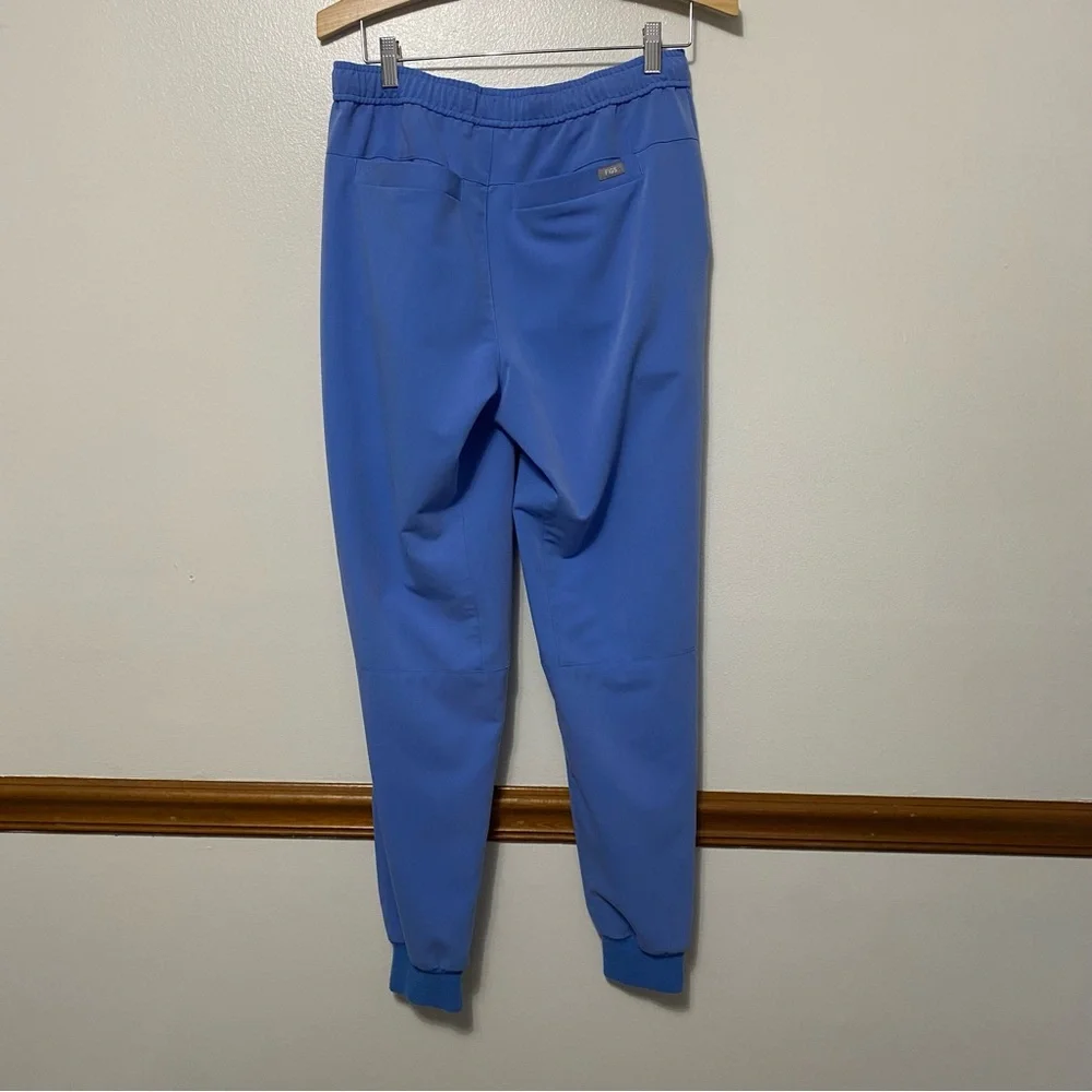 FIGS FIONx Tansen™ Jogger Scrub Pant Blue Healthcare Career Wear Size Small